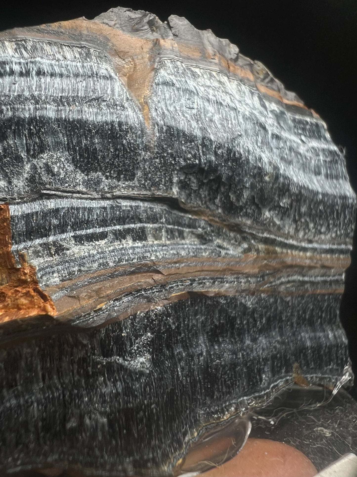 Riebeckite Var Crocodilite From Namibia- collectors piece, home décor, gift