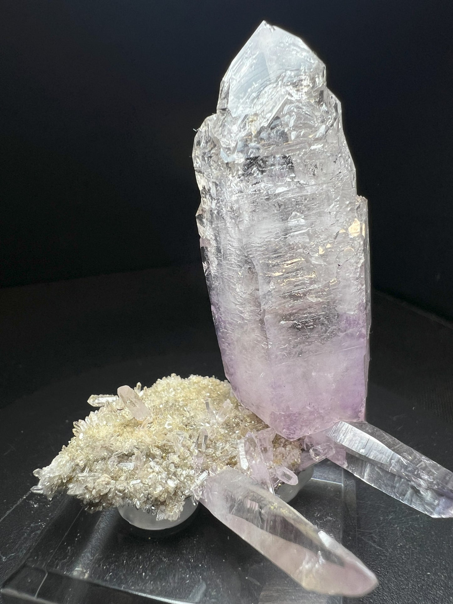 Water Etched Amethyst From Los Vigas Mine, Vera Cruz Mexico- Home Décor, Collectors Piece