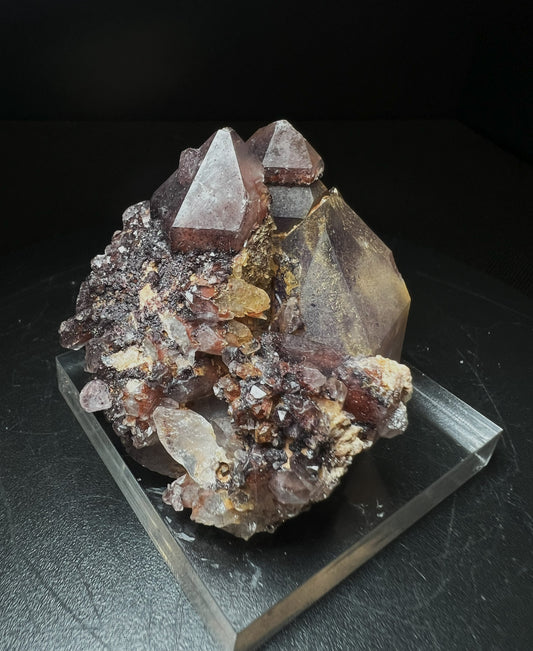 Amethyst with Hematite From Orange River, Northern Cape, South Africa- collectors piece