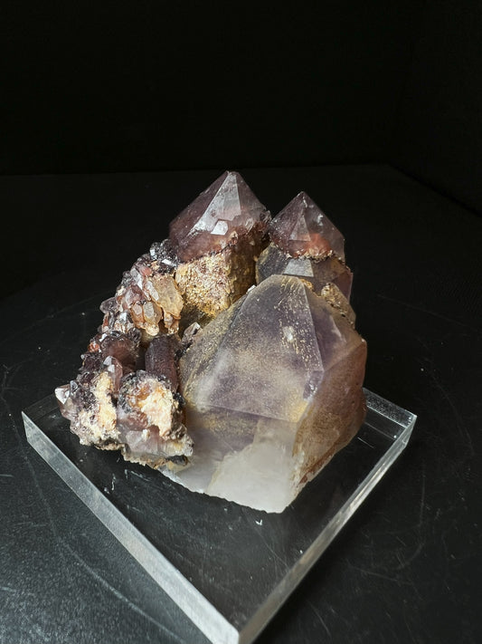 Amethyst with Hematite From Orange River, Northern Cape, South Africa- collectors piece