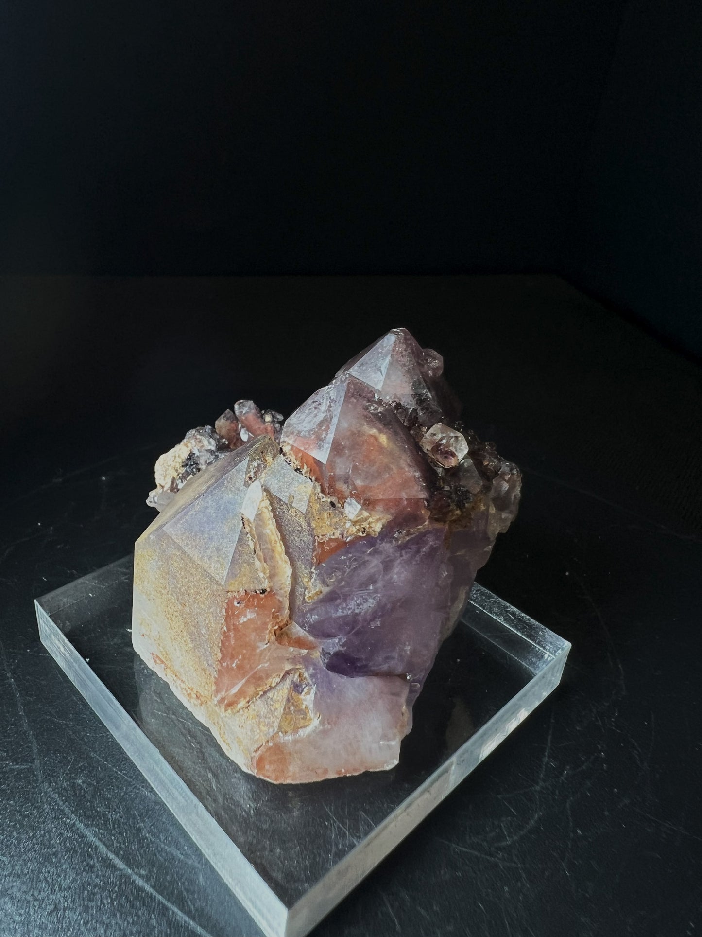 Amethyst with Hematite From Orange River, Northern Cape, South Africa- collectors piece