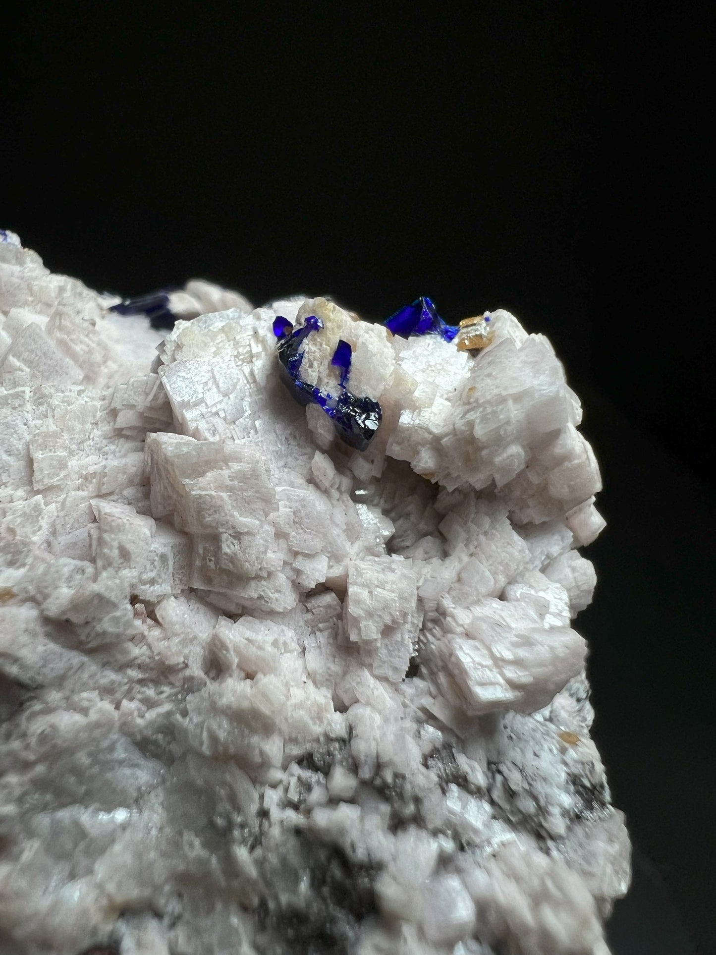 Azurite, Wulfenite And Dolomite From Tsumeb Mine, Oshikoto, Namibia- Collectors Piece