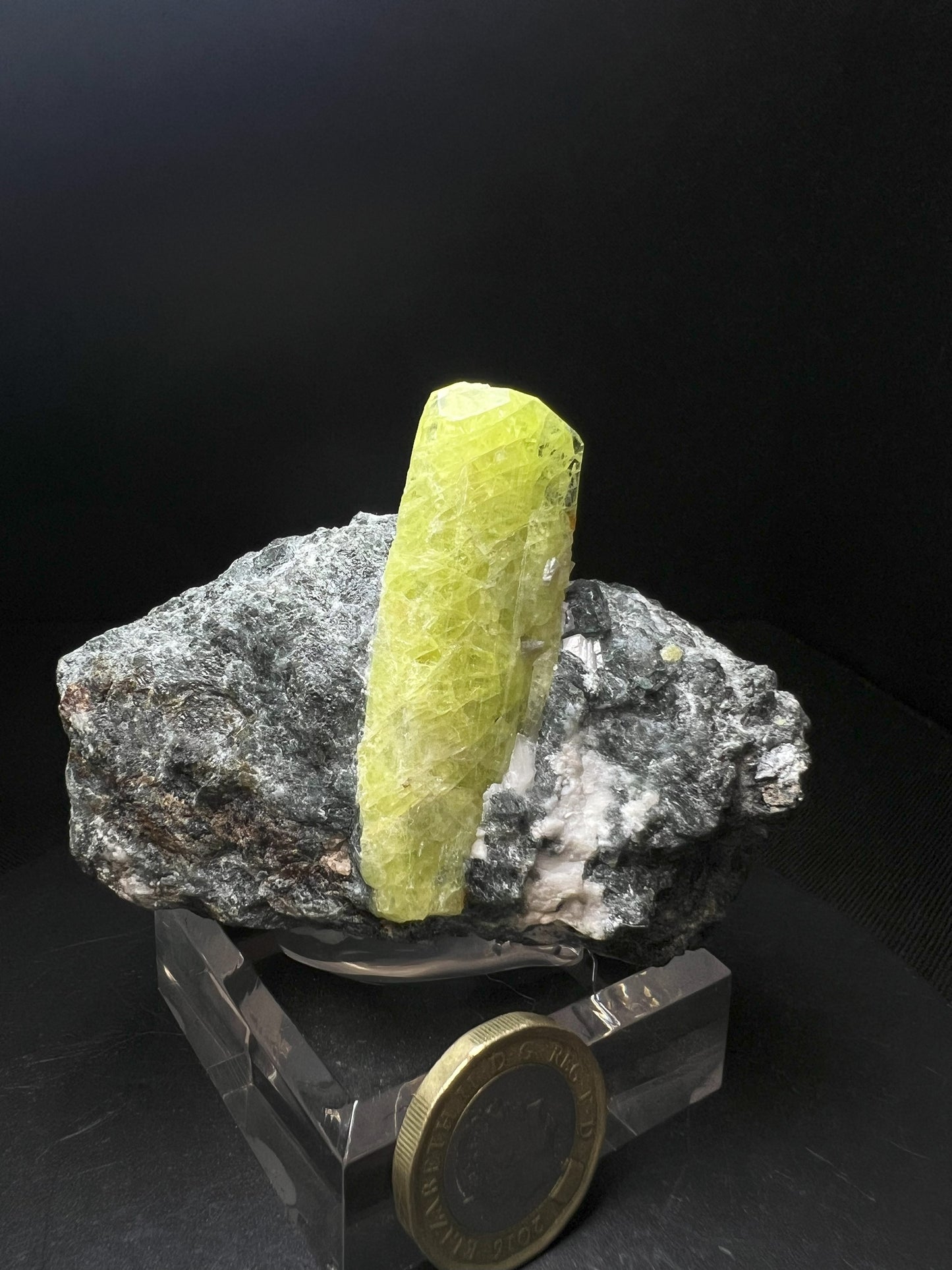Rare Museum Quality Natural Perfectly Terminated Chrysoberyl On Matrix From Tsitondroina Ikalamakony Madagascar