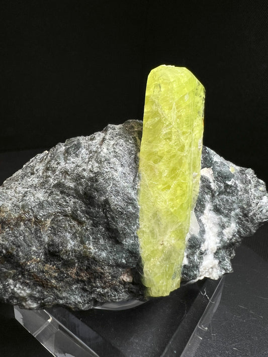 Rare Museum Quality Natural Perfectly Terminated Chrysoberyl On Matrix From Tsitondroina Ikalamakony Madagascar