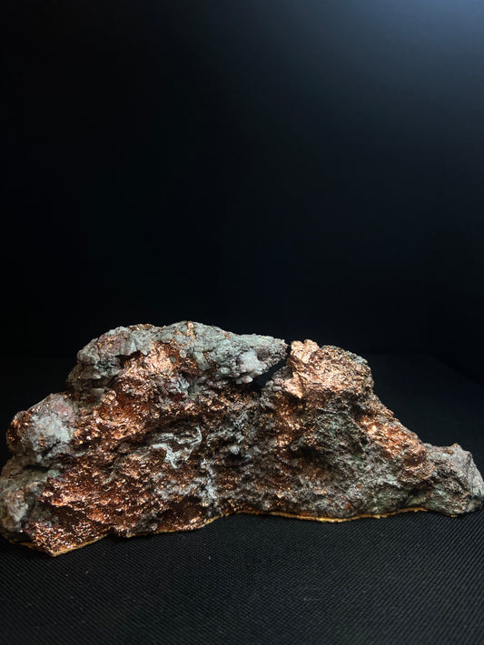 Stunning Copper And Calcite On Matrix From Michigan- Collectors Piece, Home Décor, Gift
