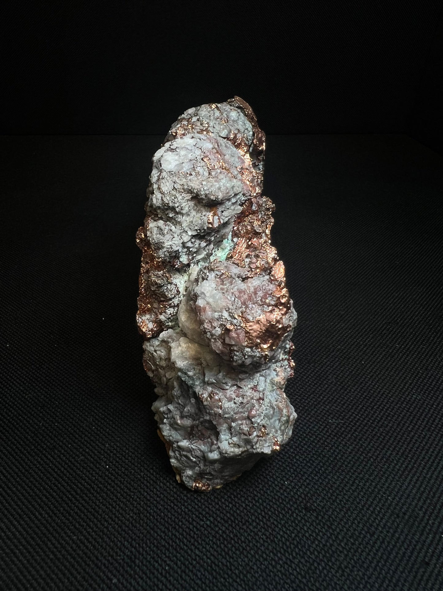 Stunning Copper And Calcite On Matrix From Michigan- Collectors Piece, Home Décor, Gift