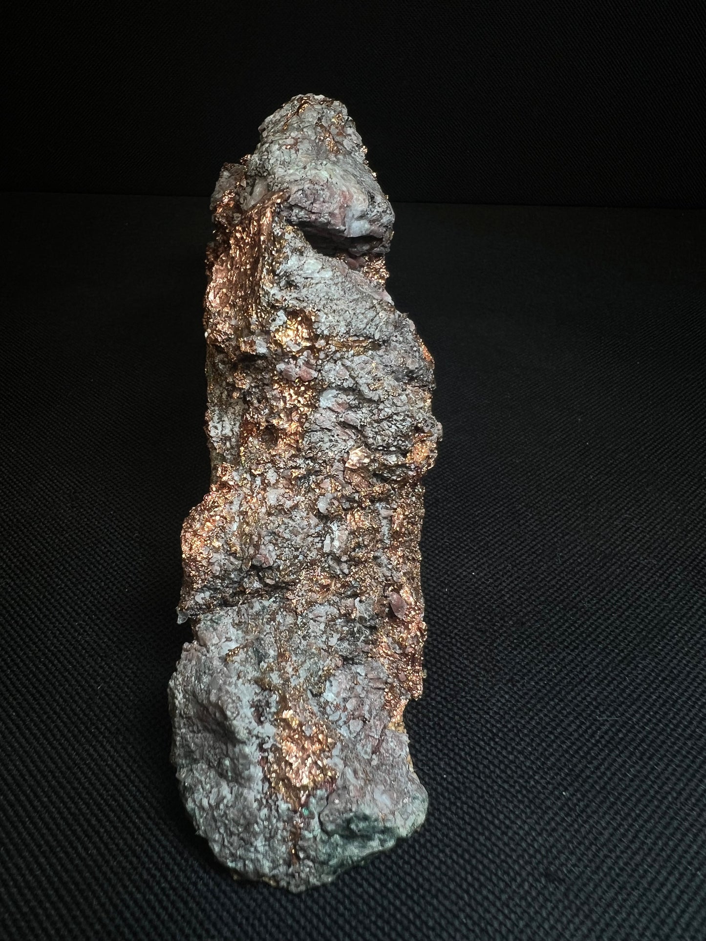 Stunning Copper And Calcite On Matrix From Michigan- Collectors Piece, Home Décor, Gift