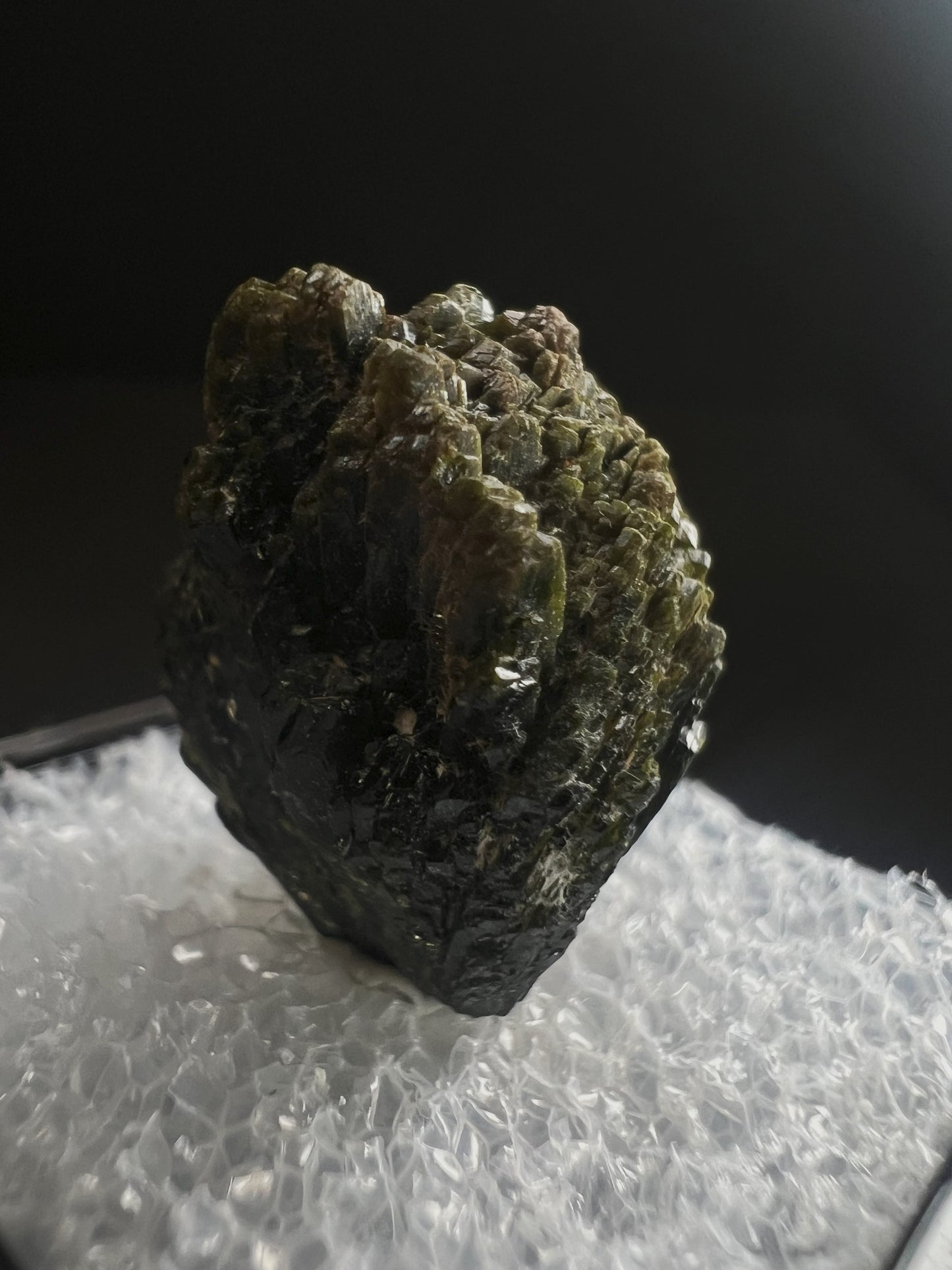 Spray Of Epidote Cluster From Pakistan- Collectors Piece (Box Included)