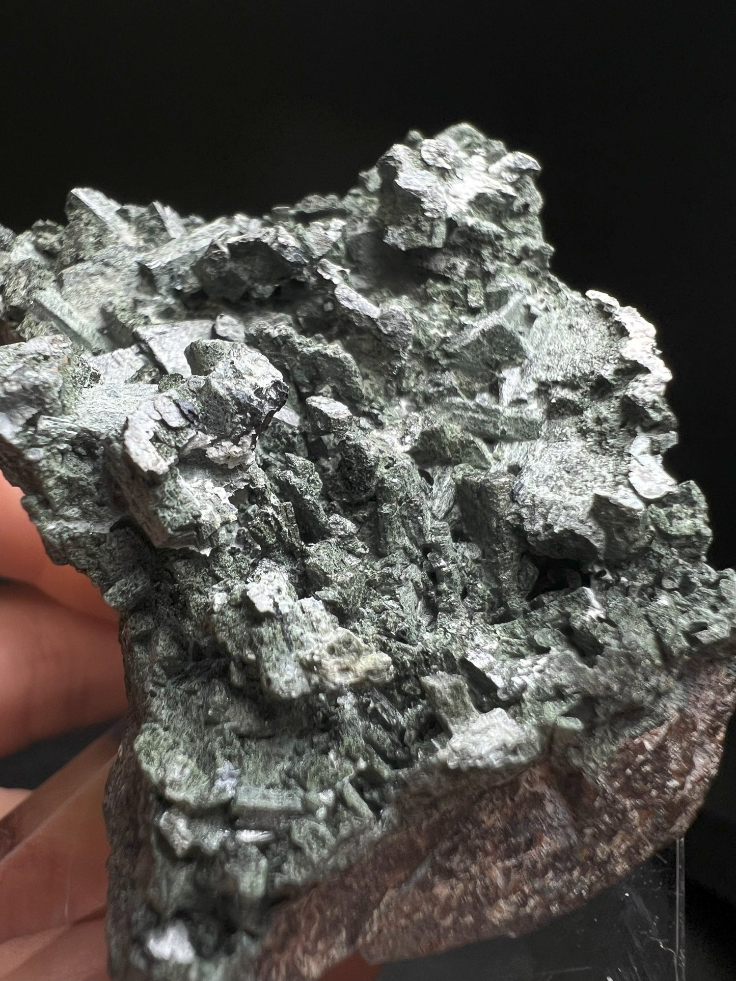 Hedenbergite From Vlastejovice, Bohemian Reg, Czech Republic- collectors piece <br>