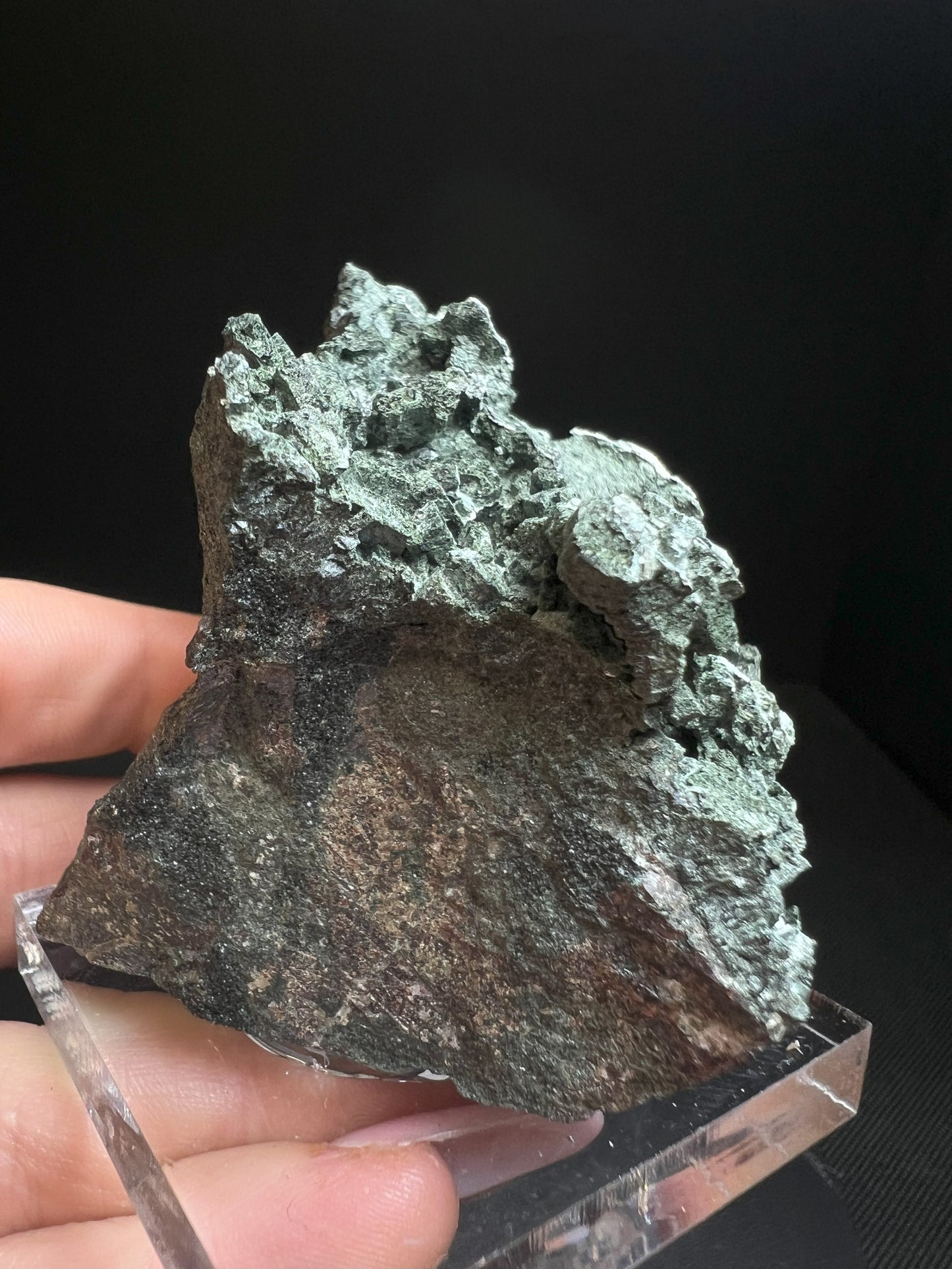 Hedenbergite From Vlastejovice, Bohemian Reg, Czech Republic- collectors piece <br>