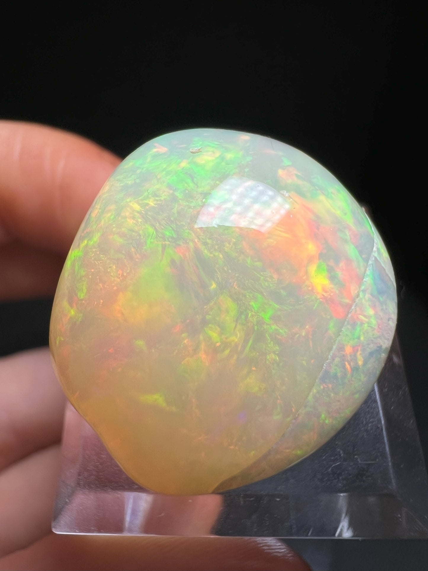 Phenomenal Welo Ethiopian Opal (Stand Included) Collectors Piece, Jewellery Making, Home Décor