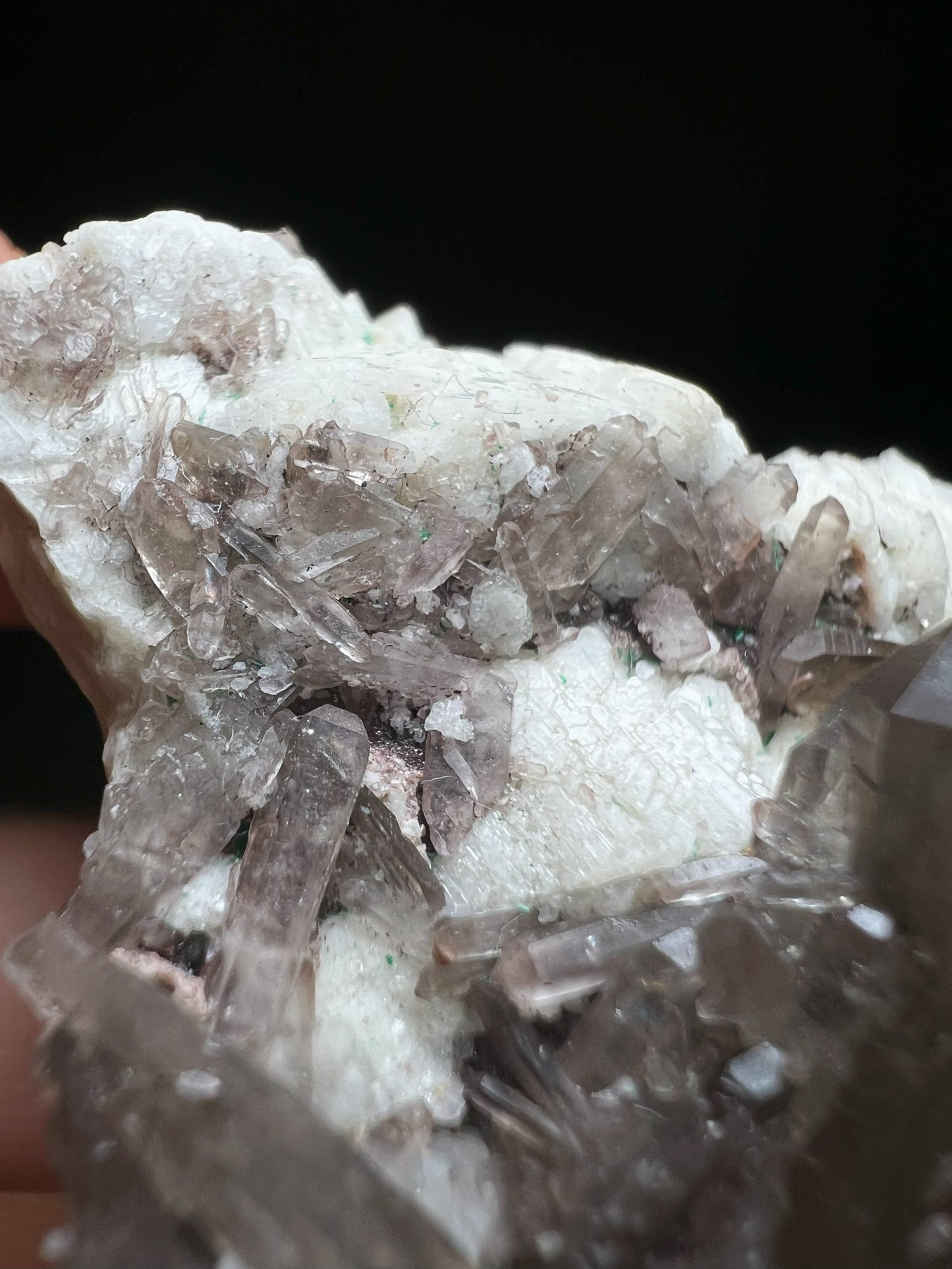 Smoky Quartz On Albite And Microcline From Papachacra, Catamarca, Argentina - Collectors Piece