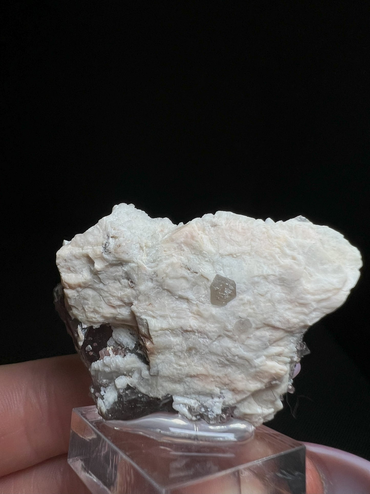Smoky Quartz On Albite And Microcline From Papachacra, Catamarca, Argentina - Collectors Piece