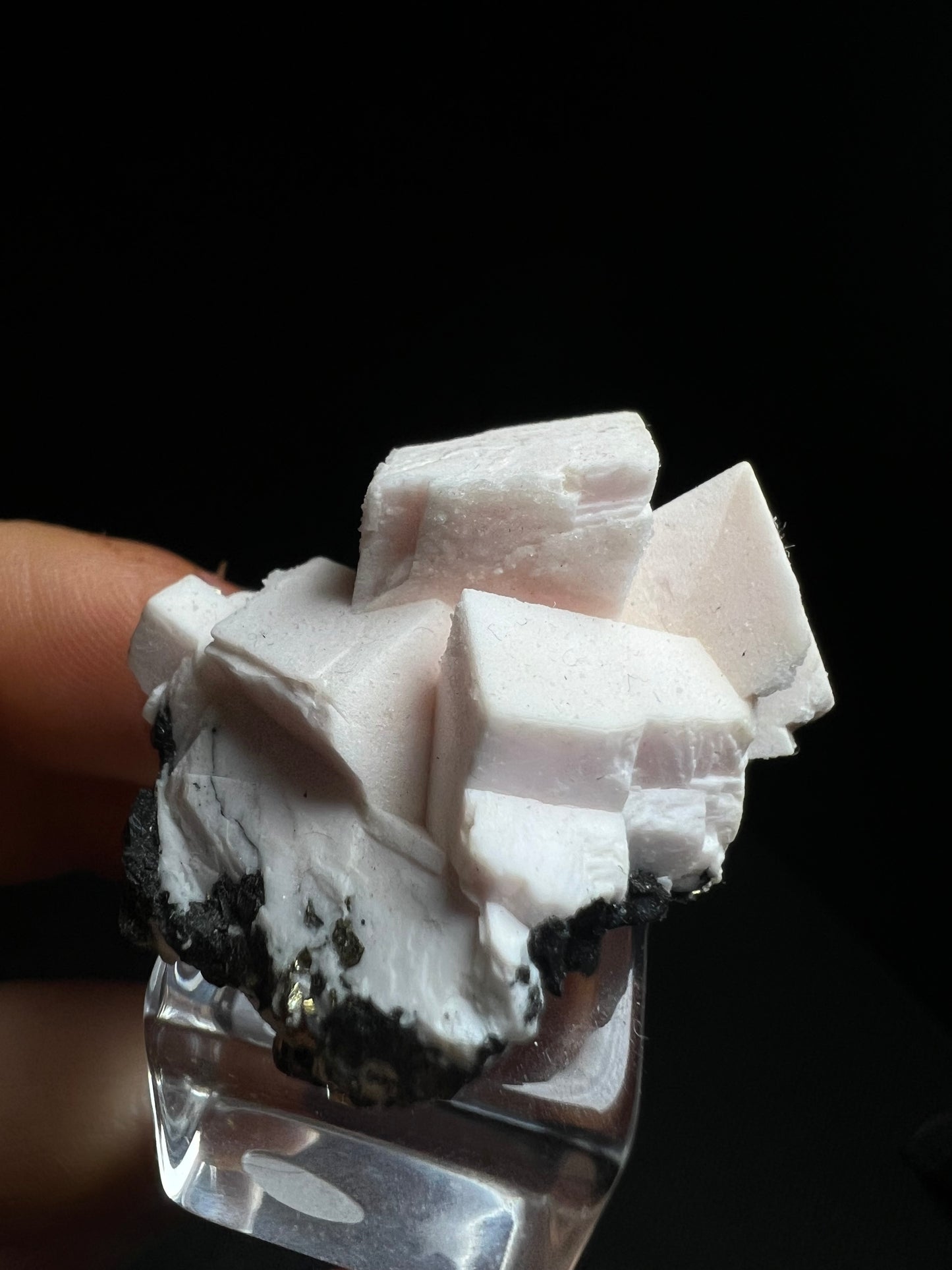 Extremely Rare Rhodochrosite From Greece (Stand Included) Collector Piece, Statement Piece