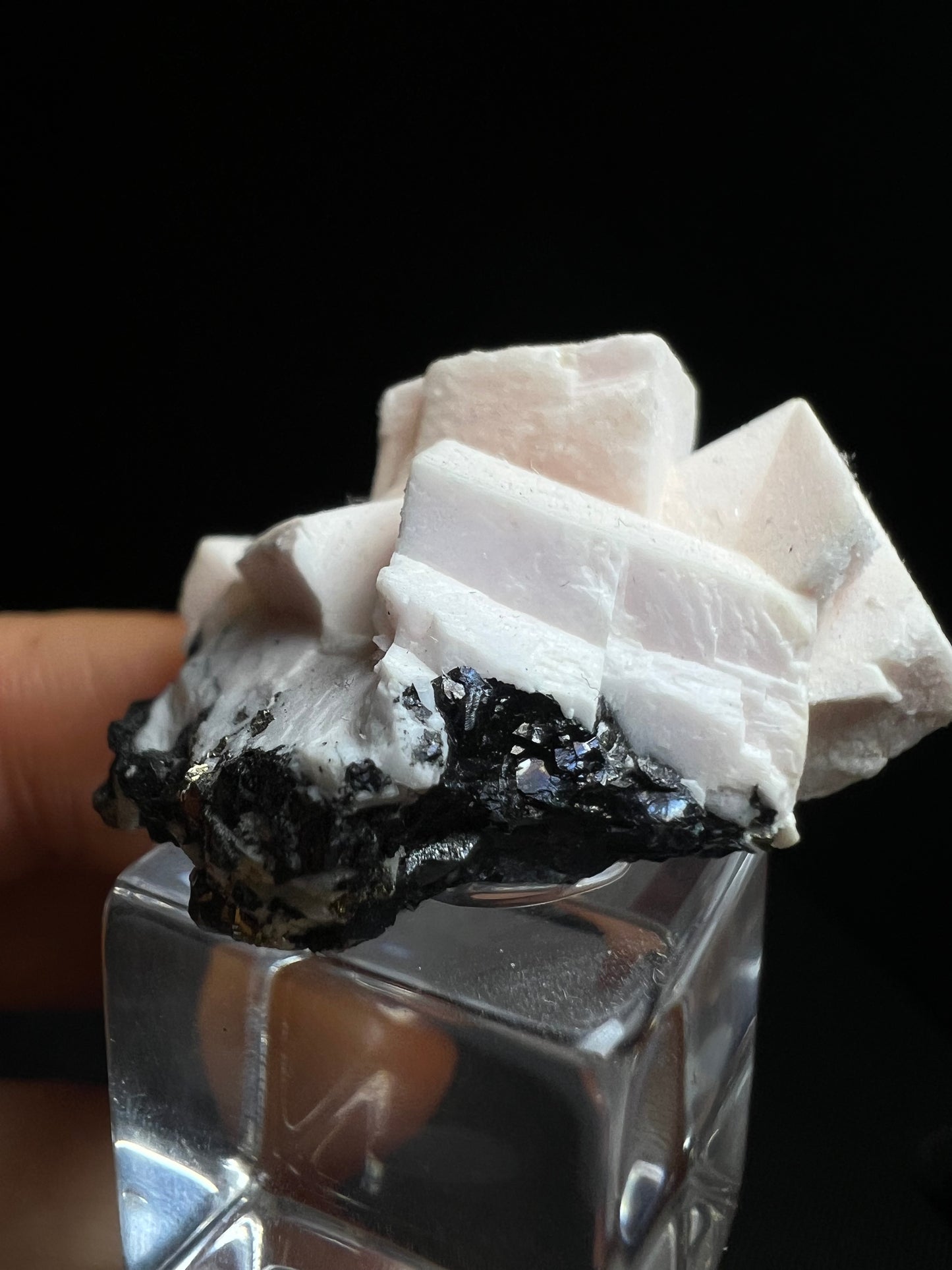 Extremely Rare Rhodochrosite From Greece (Stand Included) Collector Piece, Statement Piece