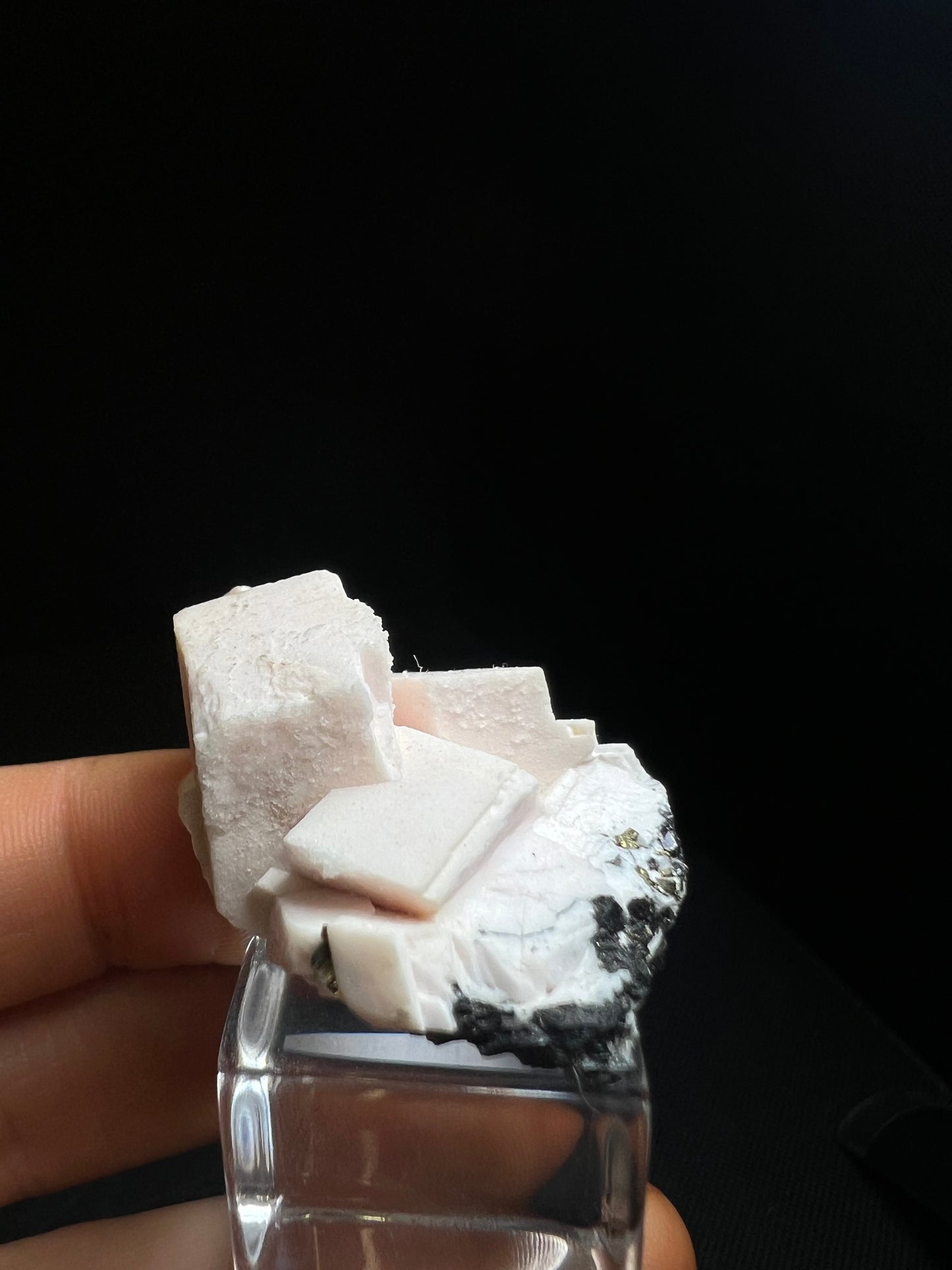 Extremely Rare Rhodochrosite From Greece (Stand Included) Collector Piece, Statement Piece