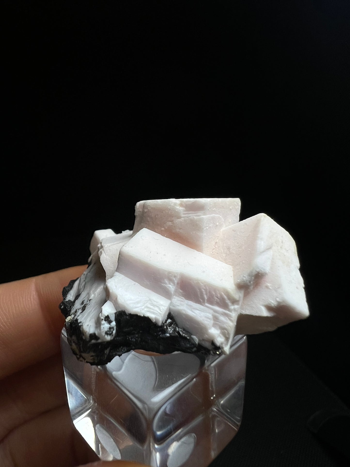 Extremely Rare Rhodochrosite From Greece (Stand Included) Collector Piece, Statement Piece