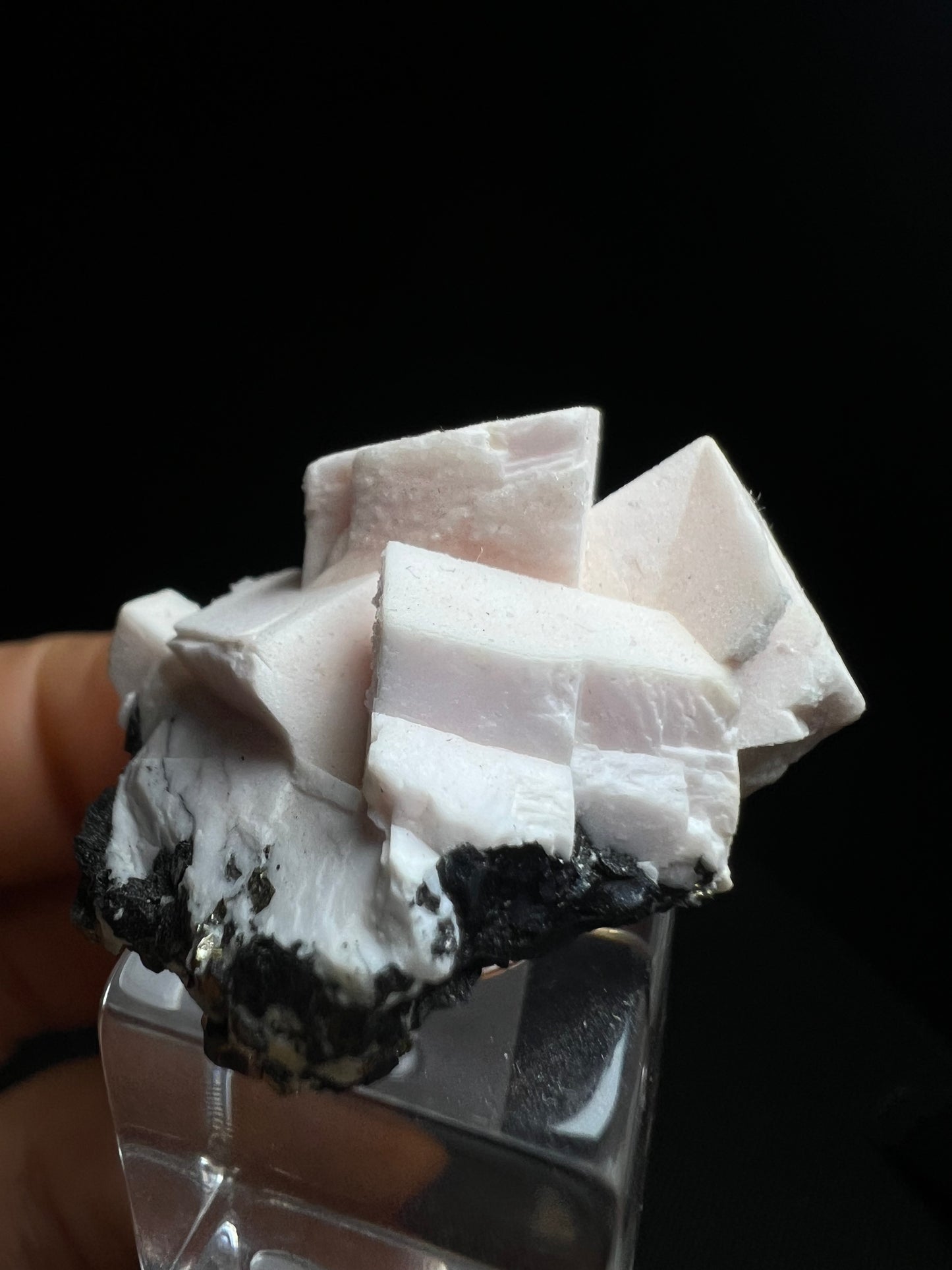 Extremely Rare Rhodochrosite From Greece (Stand Included) Collector Piece, Statement Piece