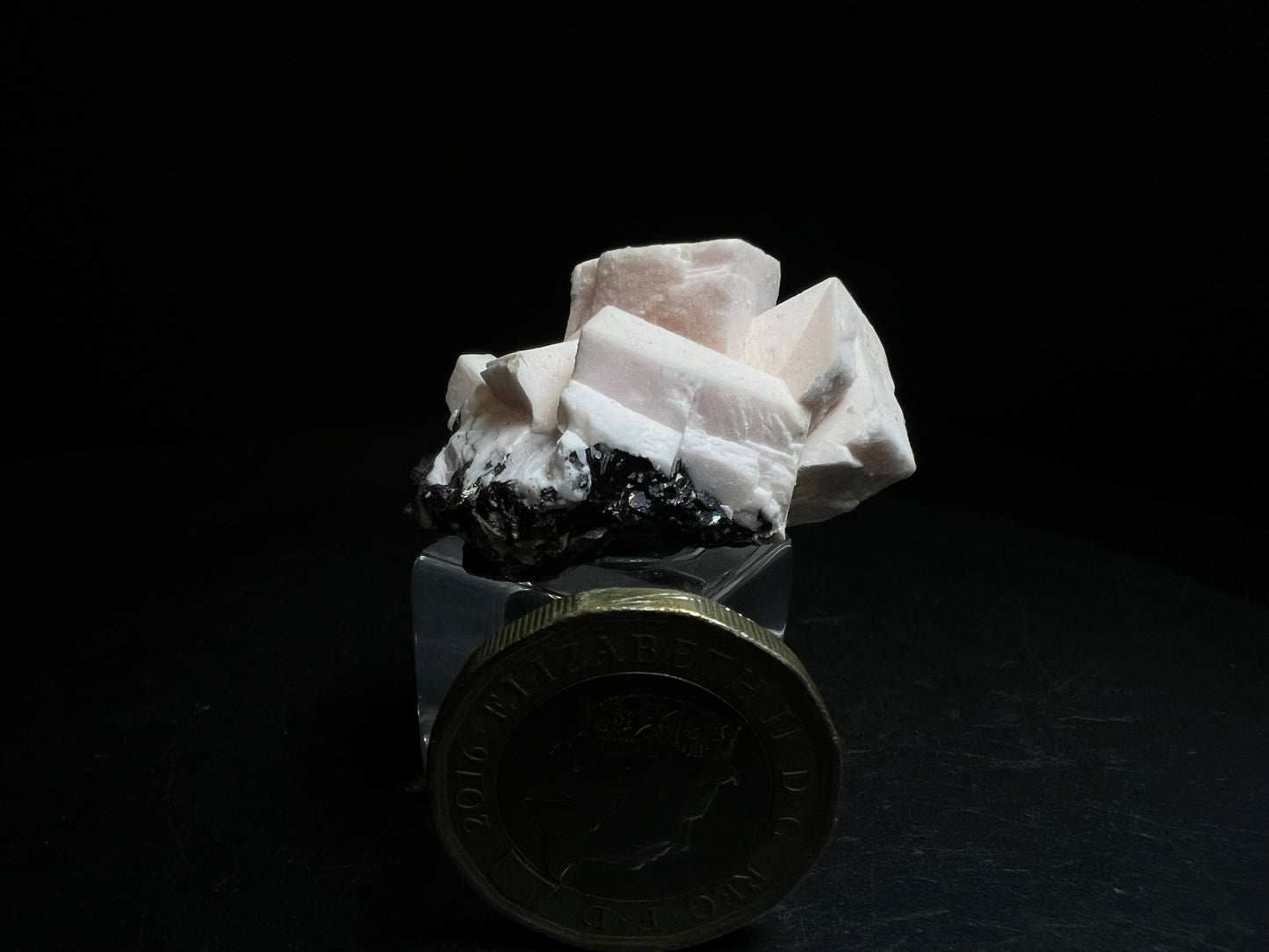 Extremely Rare Rhodochrosite From Greece (Stand Included) Collector Piece, Statement Piece