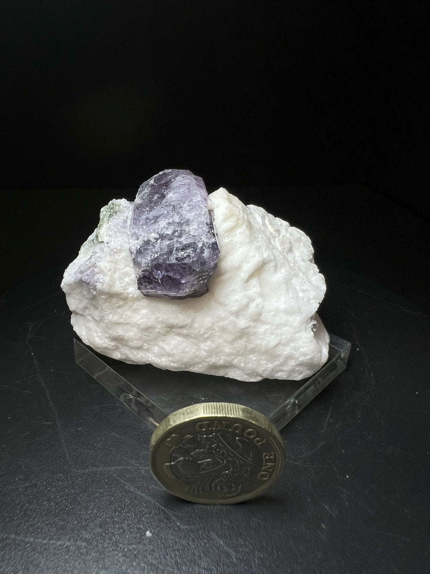 Rare Double Terminated Purple Scapolite From Badakhshan, Afghanistan