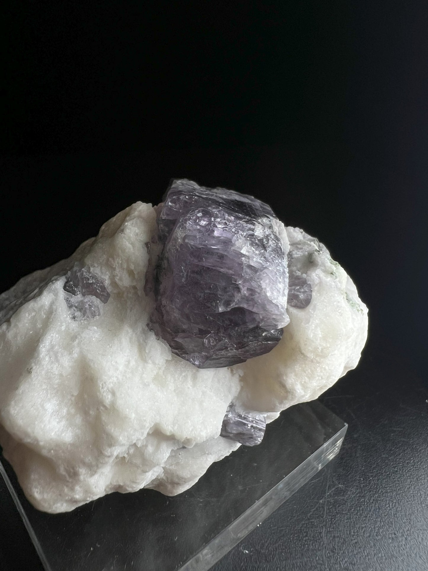 Rare Double Terminated Purple Scapolite From Badakhshan, Afghanistan