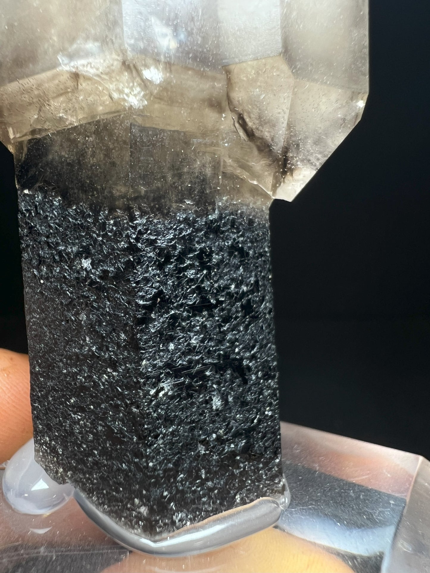 Fully Terminated Smoky Quartz Sceptre From Hallelujah Junction, Nevada (Stand Included) Collectors Piece
