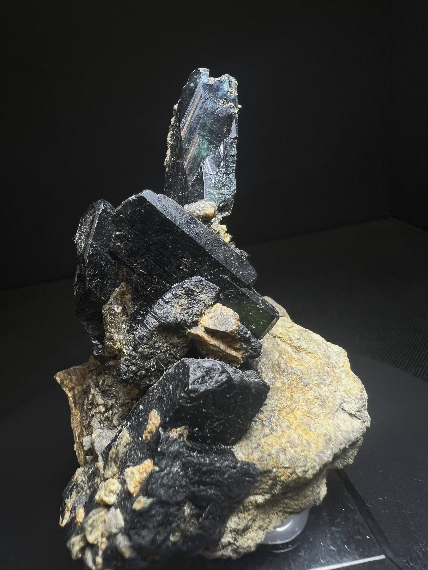 Complete Natural Vivianite Crystals On Matrix From Tomokoni Mine, Bolivia - Collectors Piece, Statement Piece, Home Décor