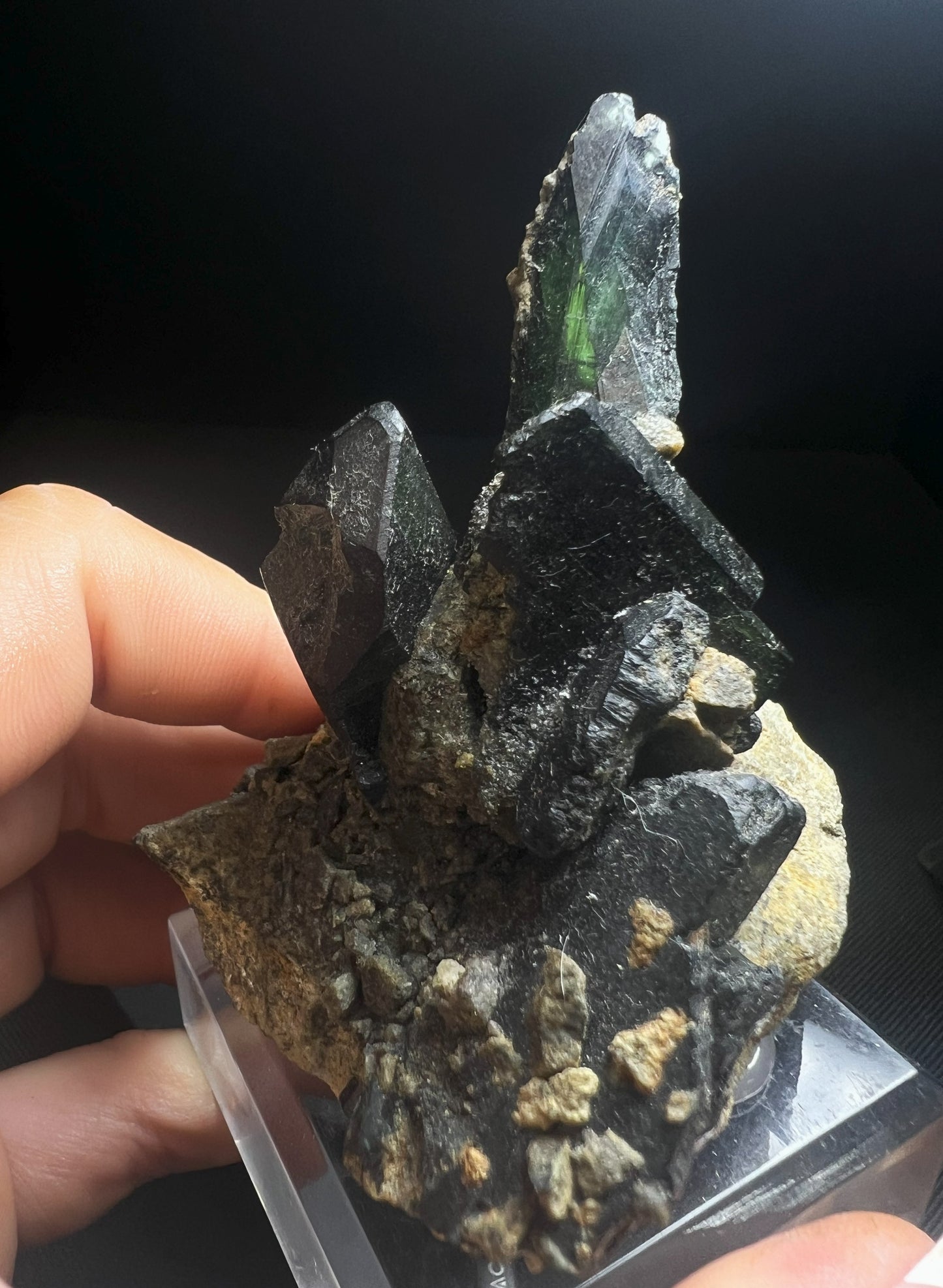 Complete Natural Vivianite Crystals On Matrix From Tomokoni Mine, Bolivia - Collectors Piece, Statement Piece, Home Décor