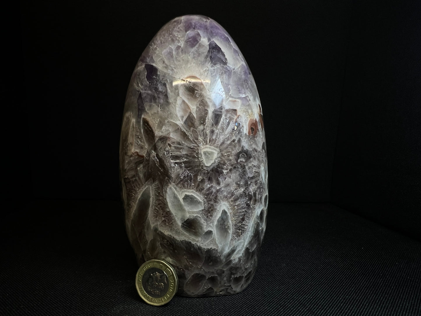 Chevron Amethyst Freeform- Statement Piece, Home Décor, Perfect Gift