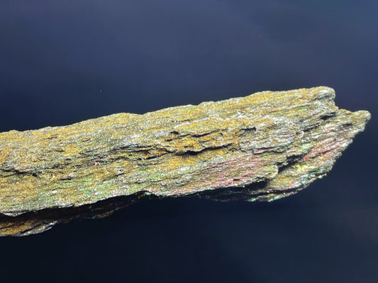 Iridescent Rainbow Hematite Rare Mineral From Brazil Collectors Piece