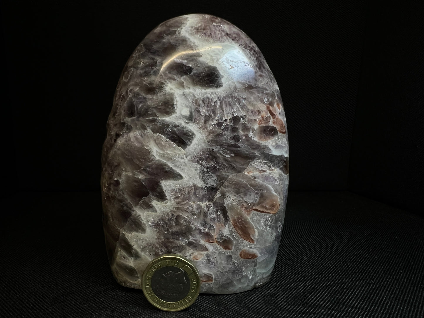 Chevron Amethyst Freeform- Statement Piece, Home Décor, Perfect Gift