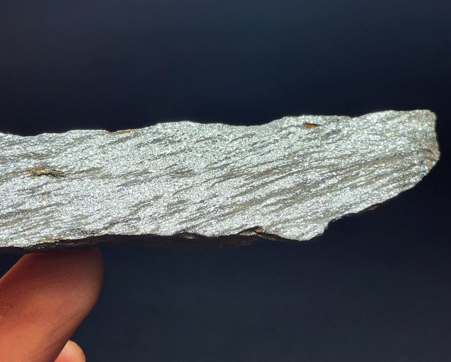 Iridescent Rainbow Hematite Rare Mineral From Brazil Collectors Piece
