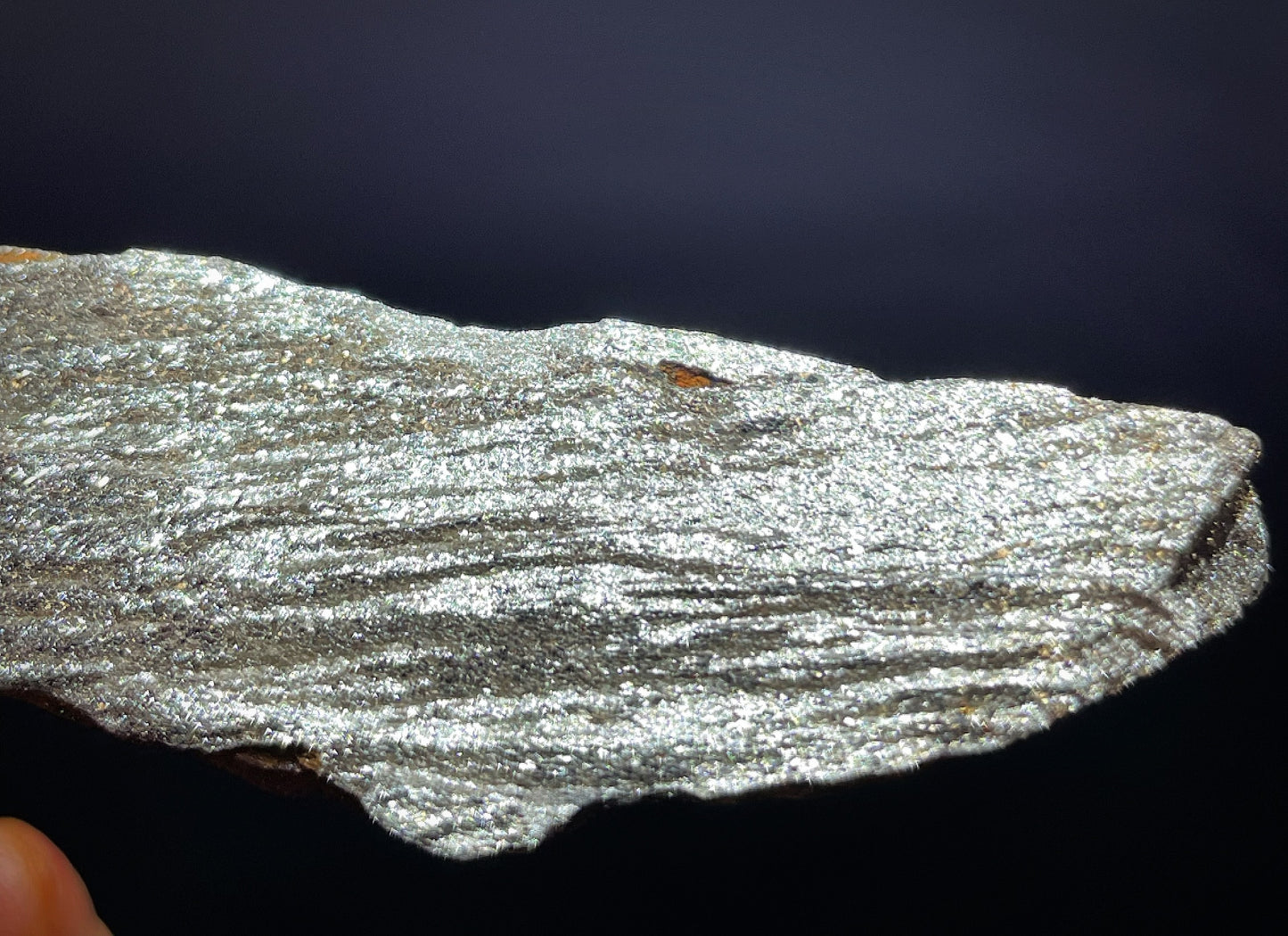 Iridescent Rainbow Hematite Rare Mineral From Brazil Collectors Piece