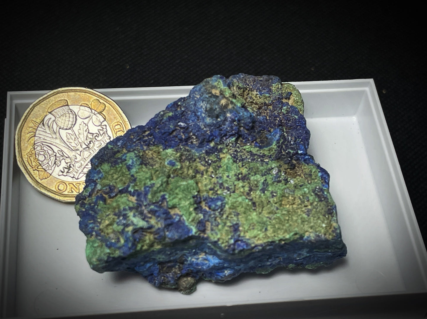 Natural Raw Azurite and Malachite From Madagascar