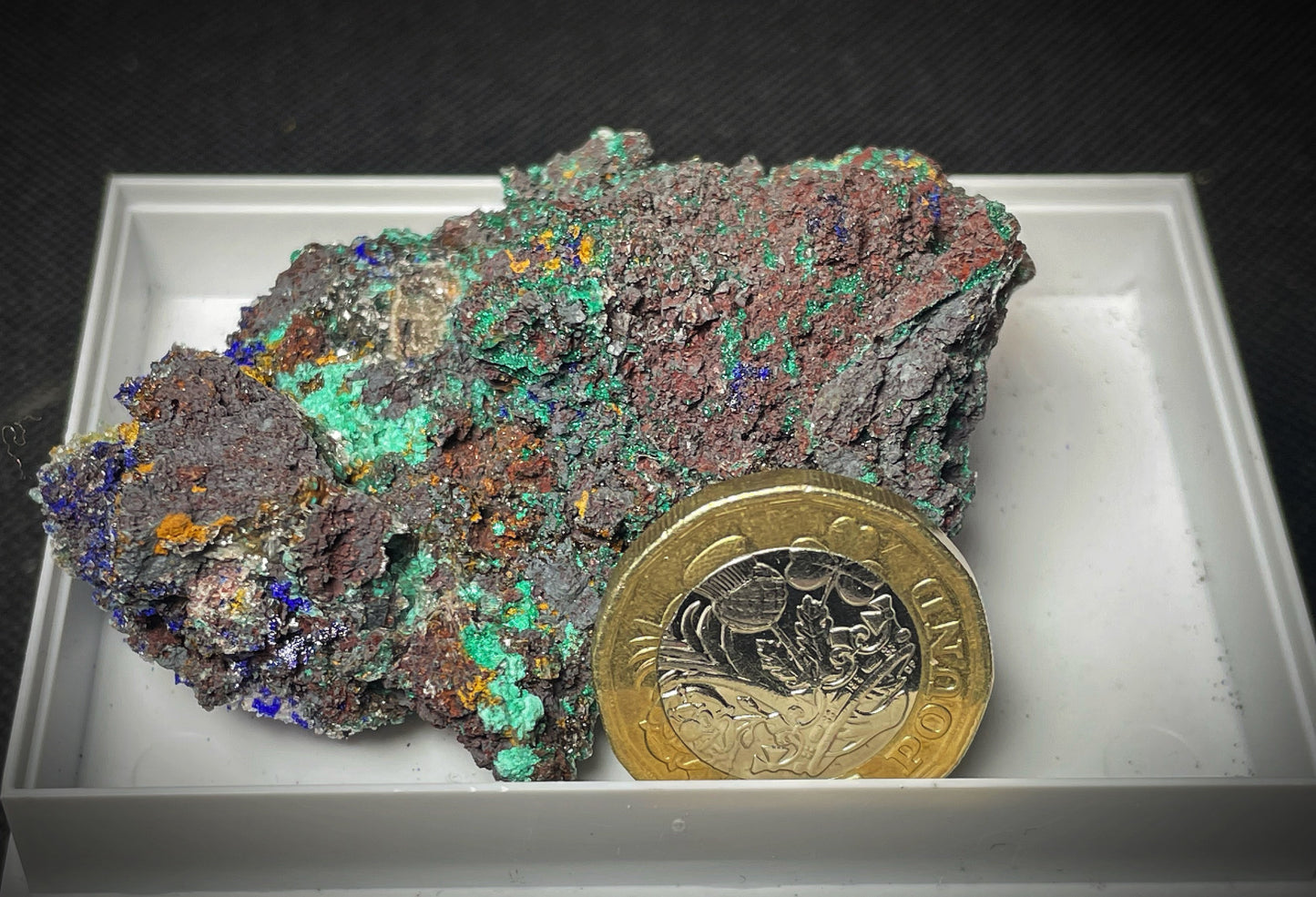 Natural Raw Azurite and Malachite From Madagascar