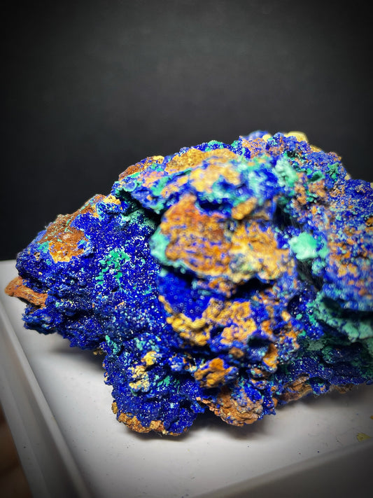 Natural Raw Azurite and Malachite From Madagascar