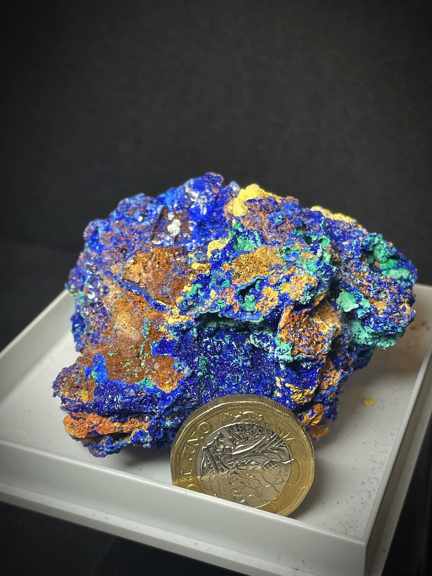 Natural Raw Azurite and Malachite From Madagascar