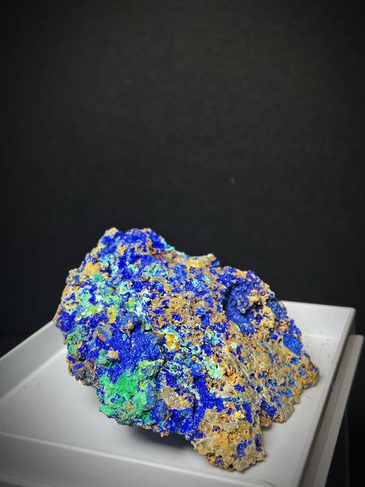 Natural Raw Azurite and Malachite From Madagascar