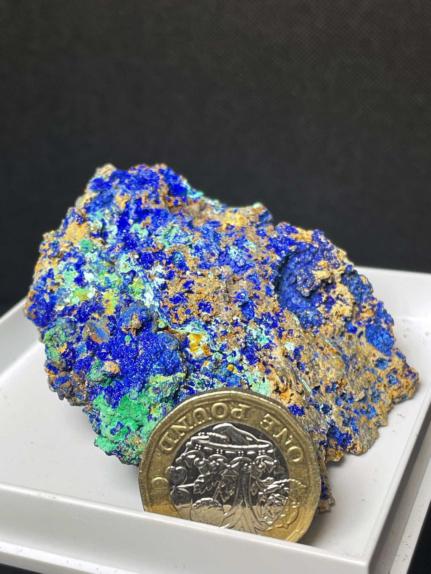 Natural Raw Azurite and Malachite From Madagascar