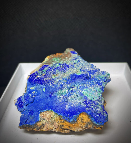 Natural Raw Azurite and Malachite From Madagascar