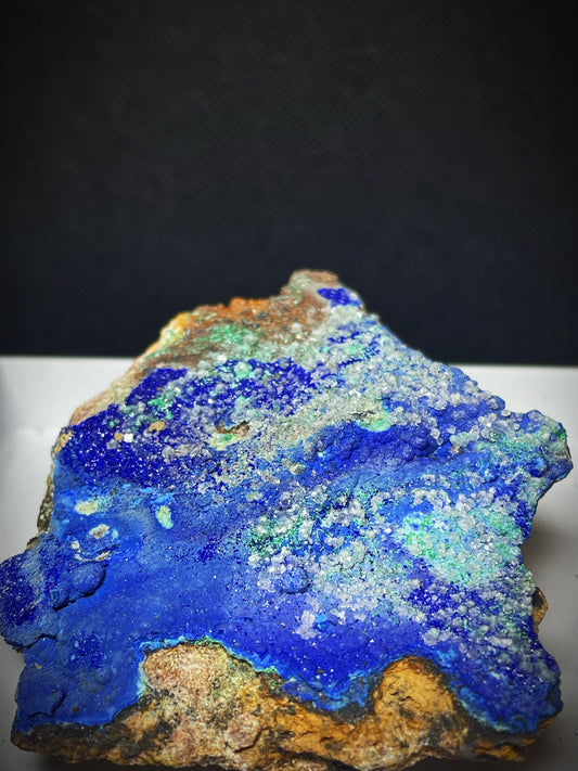 Natural Raw Azurite and Malachite From Madagascar