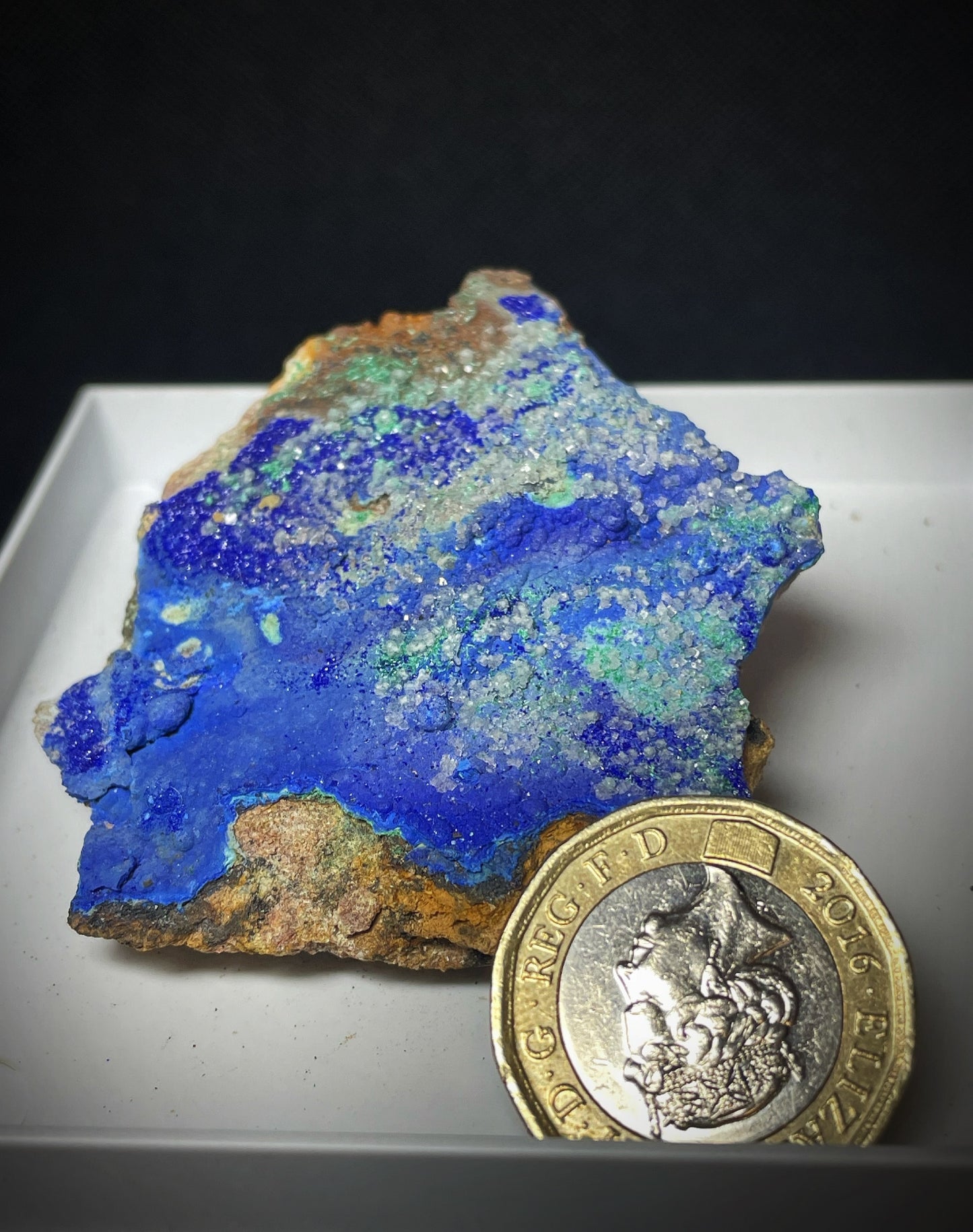 Natural Raw Azurite and Malachite From Madagascar