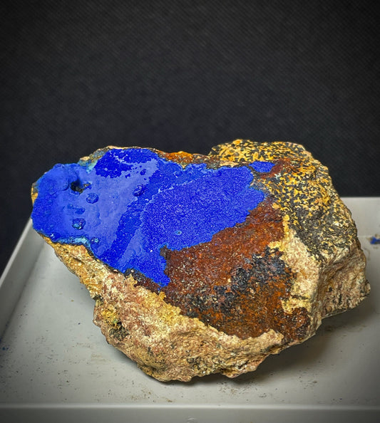 Natural Raw Azurite and Malachite From Madagascar