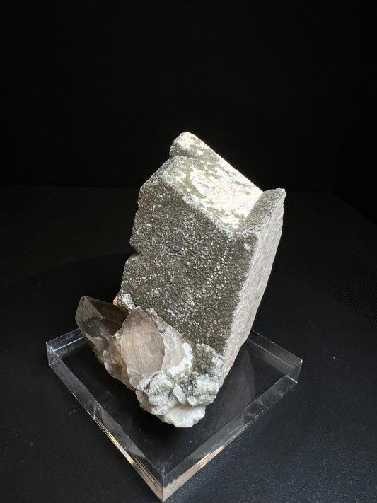 Twinned Microcline Formation With Smoky With Quartz From Papacharcra, Catamarca, Argentina- Collectors Piece, Crystal Healing