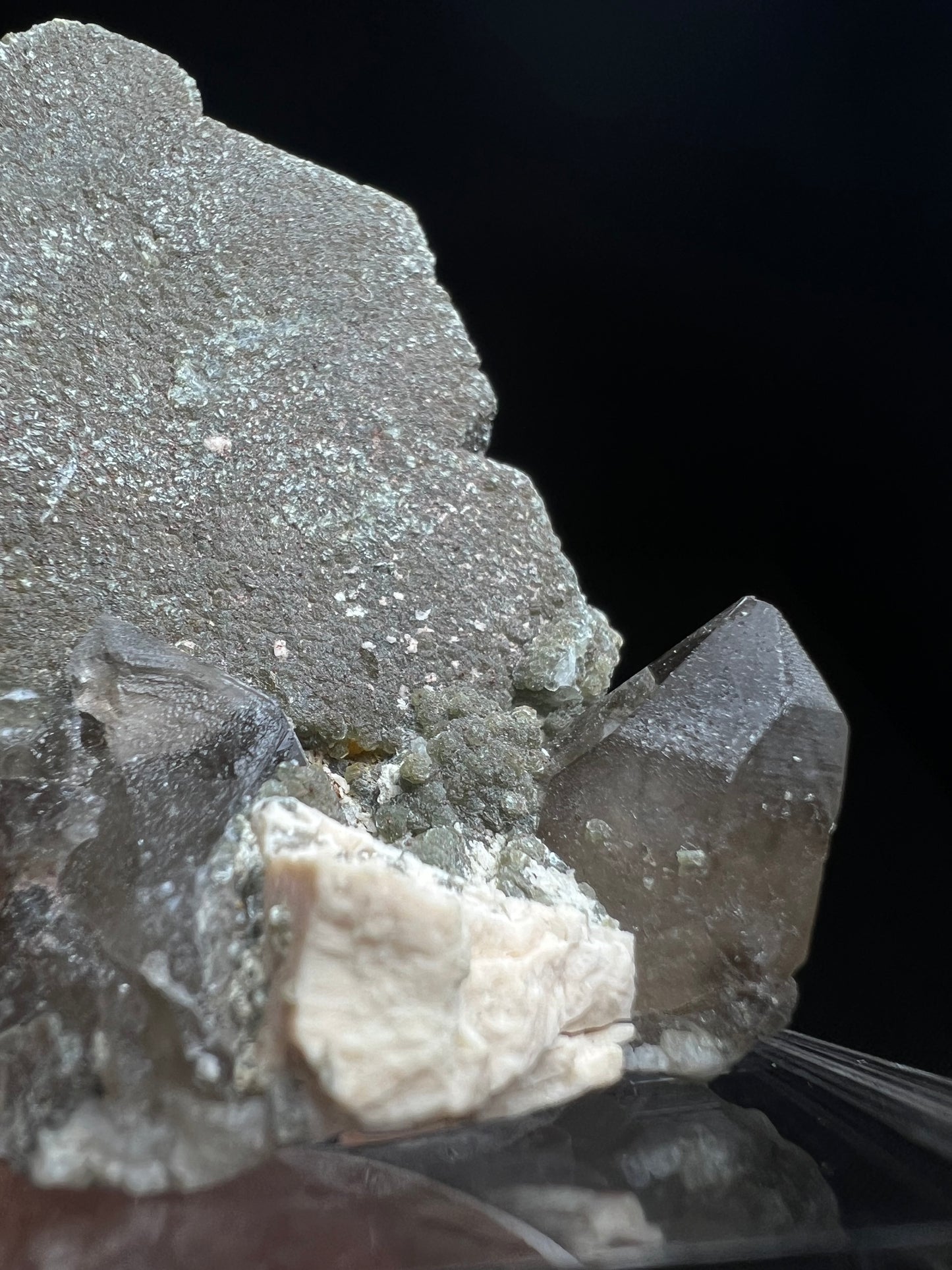 Twinned Microcline Formation With Smoky With Quartz From Papacharcra, Catamarca, Argentina- Collectors Piece, Crystal Healing