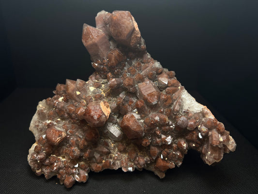 Red Hematoid Quartz Cluster From Orange River, Northern Cape, South Africa- Collectors Piece, Crystal Healing