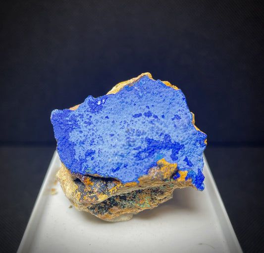 Natural Raw Azurite On Matrix From Madagascar