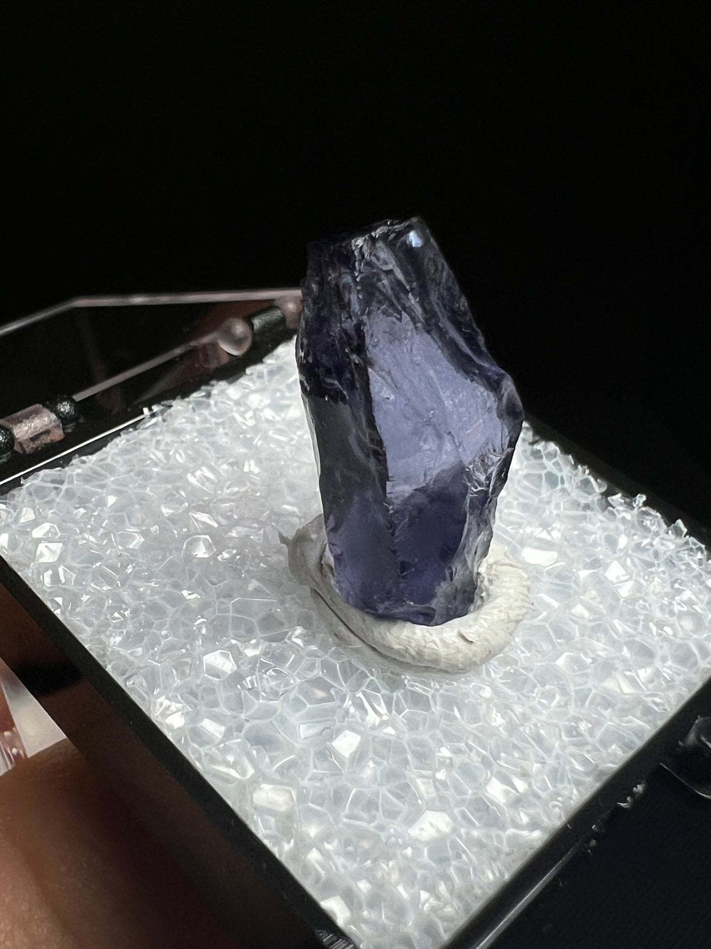 Cordierite Var Iolite From Kirv Valley, Manyara Region, Tanzania- Gem Quality, Collectors Piece, Crystal Healing (Box Included)