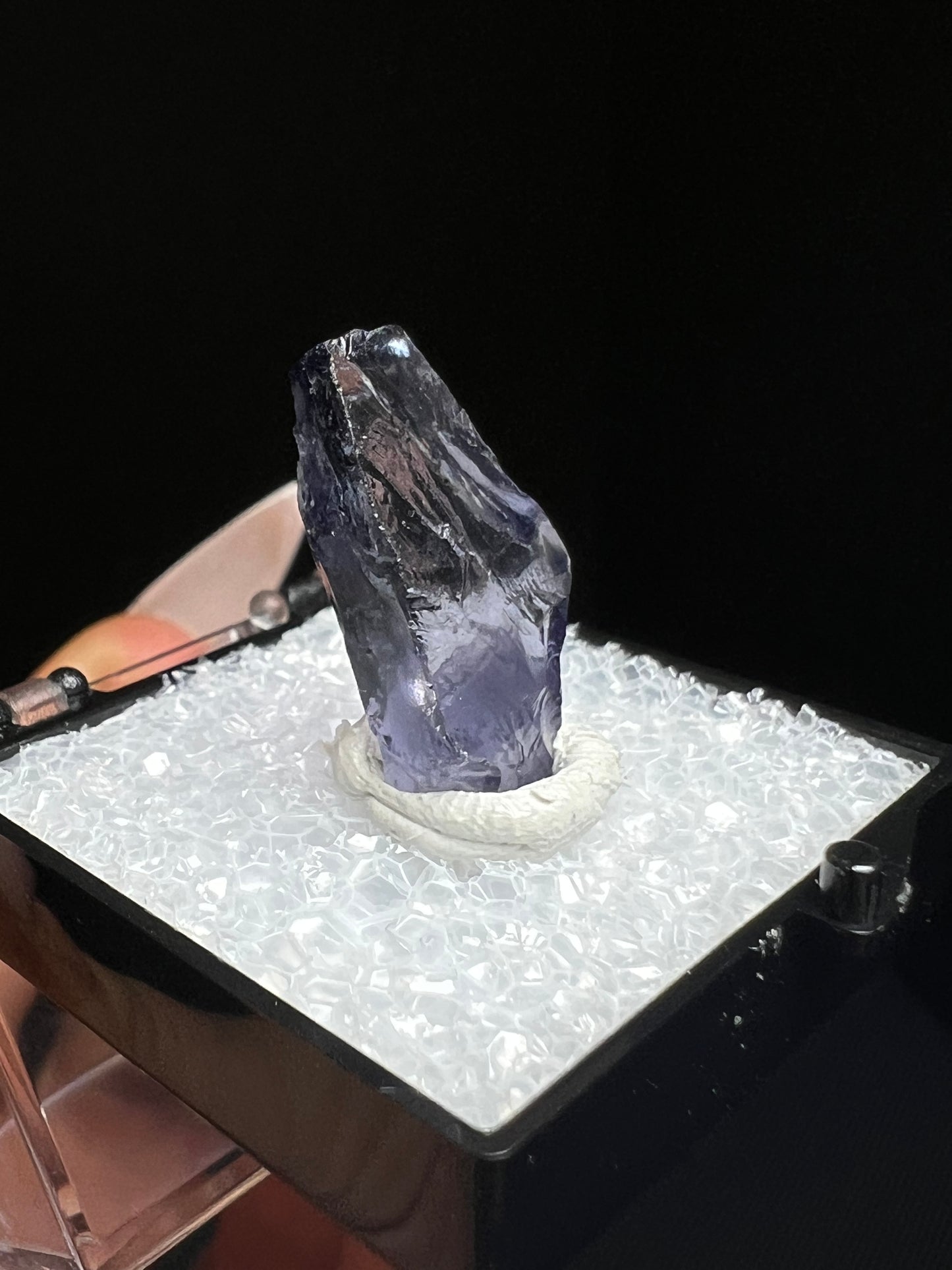 Cordierite Var Iolite From Kirv Valley, Manyara Region, Tanzania- Gem Quality, Collectors Piece, Crystal Healing (Box Included)