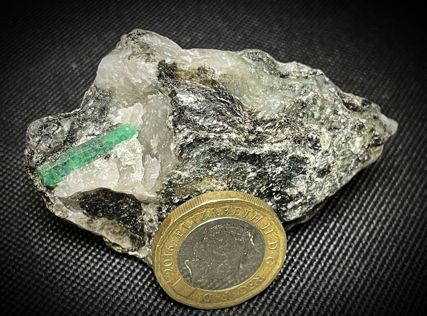 Rare Perfect Formation of Beryl Var Emerald on Matrix From Carnaíba mining district, Pindobaçu, Bahia, Brazil